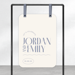 Edward: Wedding Welcome Sign