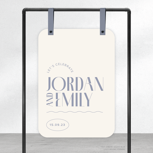 Edward: Wedding Welcome Sign