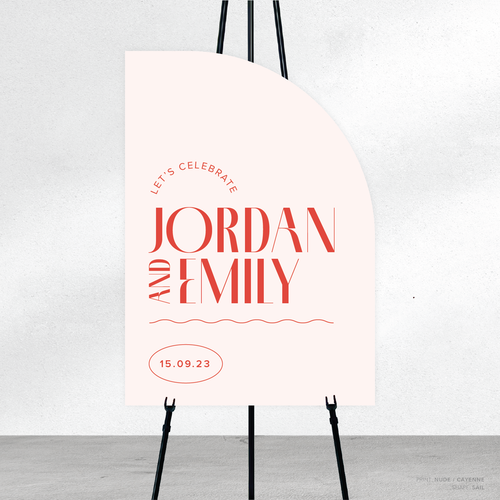 Edward: Wedding Welcome Sign