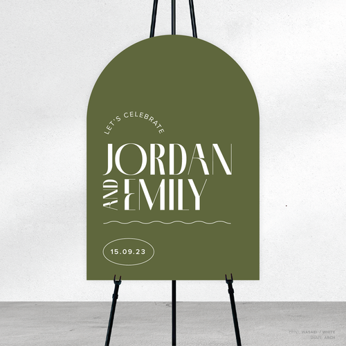 Edward: Wedding Welcome Sign