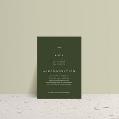 Ferris Wheel: Wedding Info Card