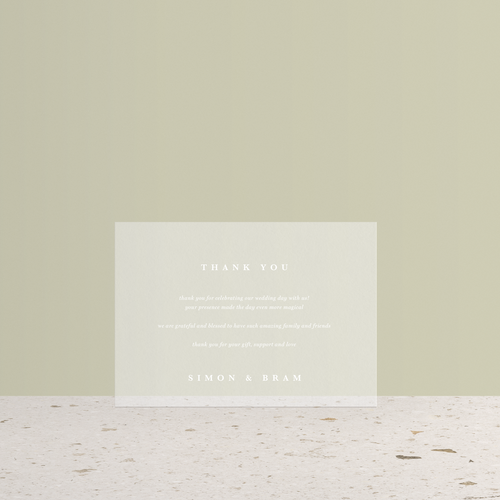 Ferris Wheel: Wedding Thank You Card