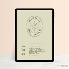 Galway Girl: Digital Wedding Invitation