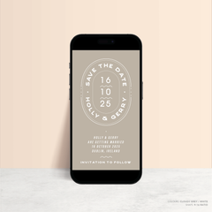 Galway Girl: Digital Wedding Save The Date