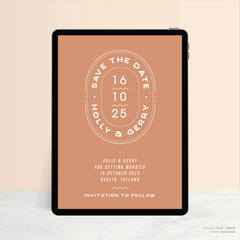 Galway Girl: Digital Wedding Save The Date