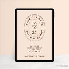 Galway Girl: Digital Wedding Save The Date