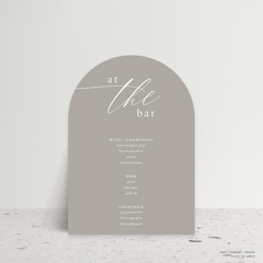 Golden Afternoon: Wedding Bar Sign