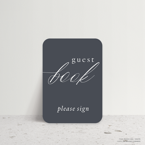 Golden Afternoon: Wedding Info Sign