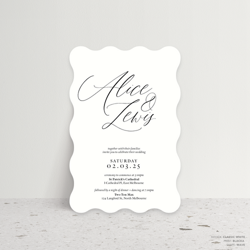 Golden Afternoon: Wedding Invitation