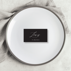 Golden Afternoon: Wedding Place Card