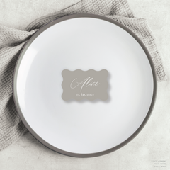 Golden Afternoon: Wedding Place Card