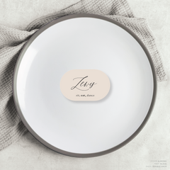 Golden Afternoon: Wedding Place Card