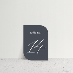 Golden Afternoon: Wedding Table Number