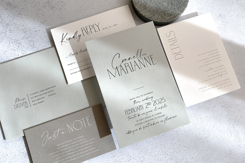 Magnetic Attraction Wedding Invitation Collection