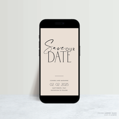 Magnetic Attraction: Digital Wedding Save The Date