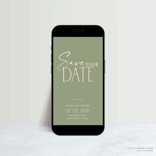 Magnetic Attraction: Digital Wedding Save The Date