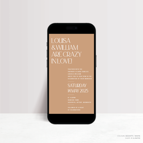 Me And You: Digital Wedding Invitation