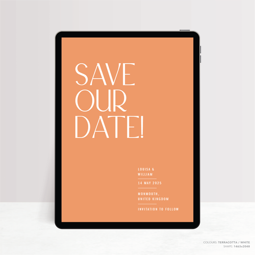 Me And You: Digital Wedding Save The Date