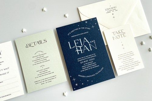 Starry Wedding Invitation Collection