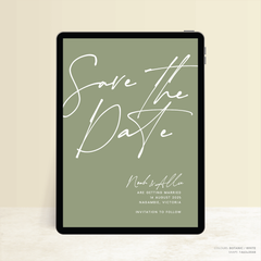 Seabrook: Digital Wedding Save The Date