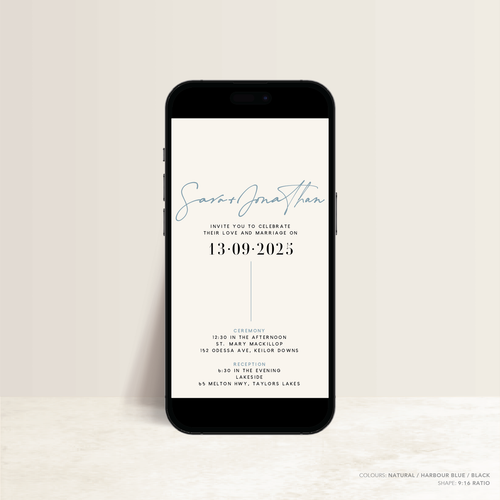 Serendipity: Digital Wedding Invitation