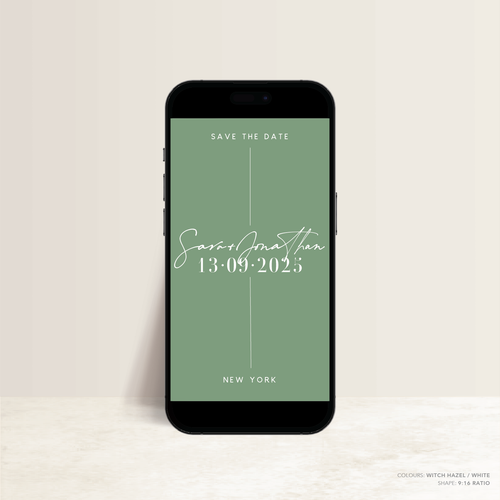 Serendipity: Digital Wedding Save The Date