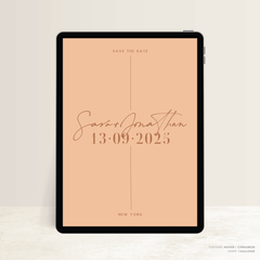 Serendipity: Digital Wedding Save The Date