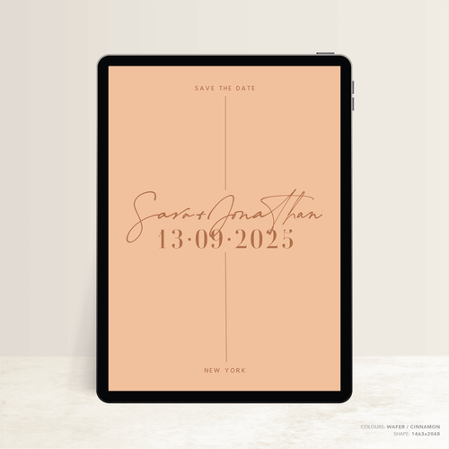 Serendipity: Digital Wedding Save The Date