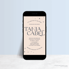 Starry: Digital Wedding Invitation