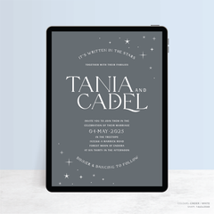 Starry: Digital Wedding Invitation