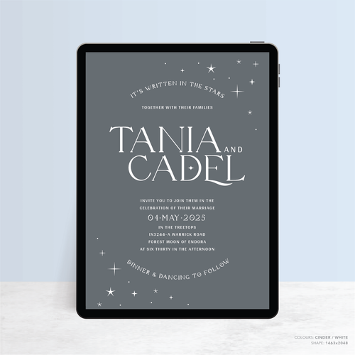 Starry: Digital Wedding Invitation