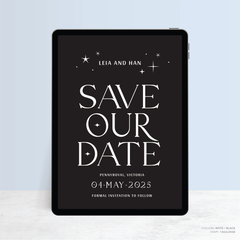 Starry: Digital Wedding Save The Date