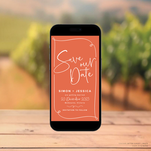 Vino: Digital Wedding Save The Date