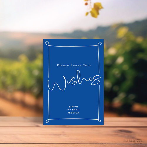 Vino: Wedding Info Sign