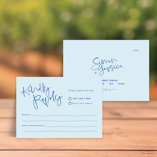 Vino: Wedding RSVP Card