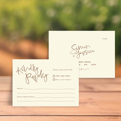 Vino: Wedding RSVP Card