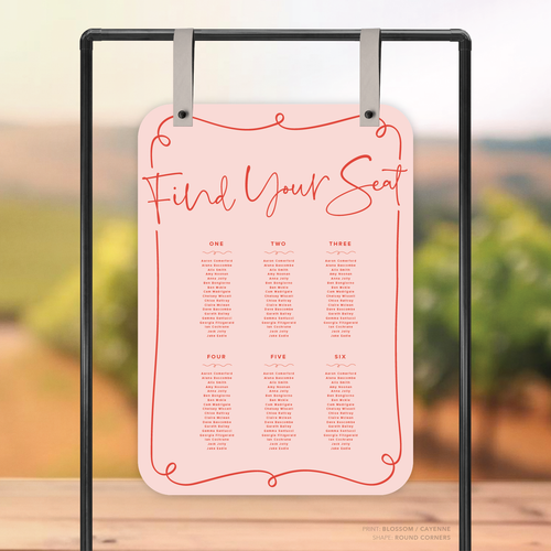 Vino: Wedding Seating Chart