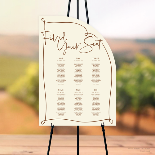 Vino: Wedding Seating Chart