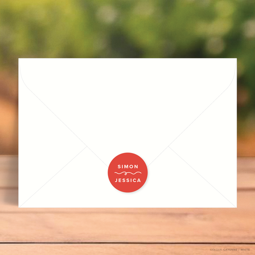 Vino: Wedding Sticker