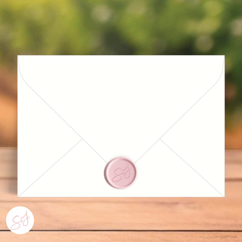 Vino: Wedding Wax Seal Sticker