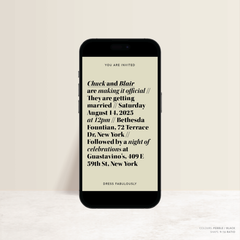 XOXO: Digital Wedding Invitation