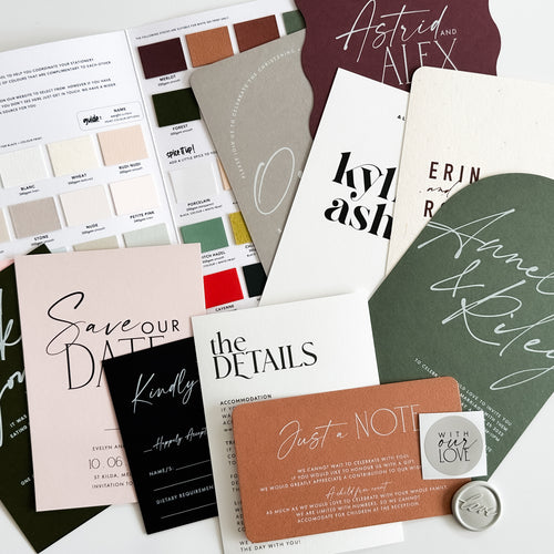 adelphimou Invitation Sample Pack