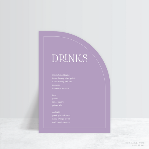 All I Ask Of You: Wedding Bar Sign