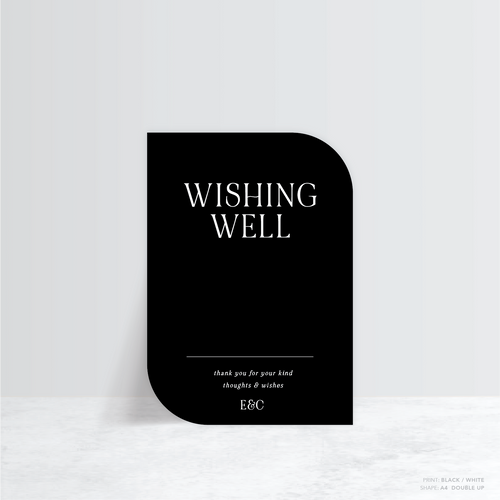 AlI I Ask Of You: Wedding Info Sign