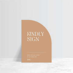 AlI I Ask Of You: Wedding Info Sign