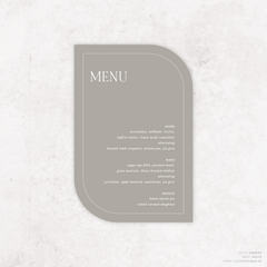 All I Ask Of You: Wedding Menu