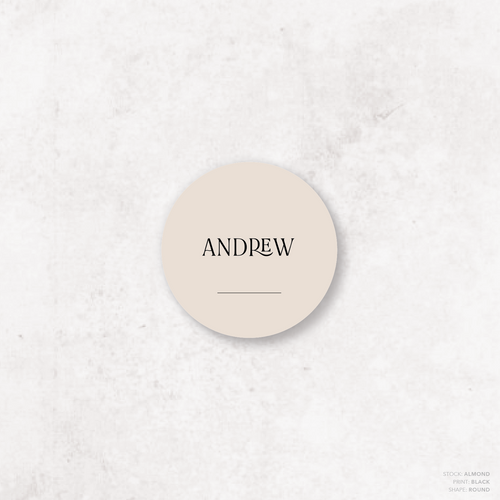 AlI I Ask Of You: Wedding Place Card