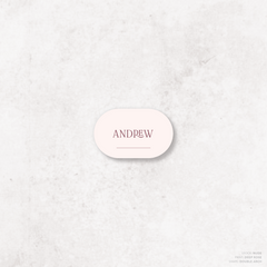 AlI I Ask Of You: Wedding Place Card