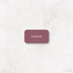 AlI I Ask Of You: Wedding Place Card