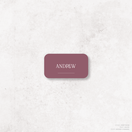 AlI I Ask Of You: Wedding Place Card